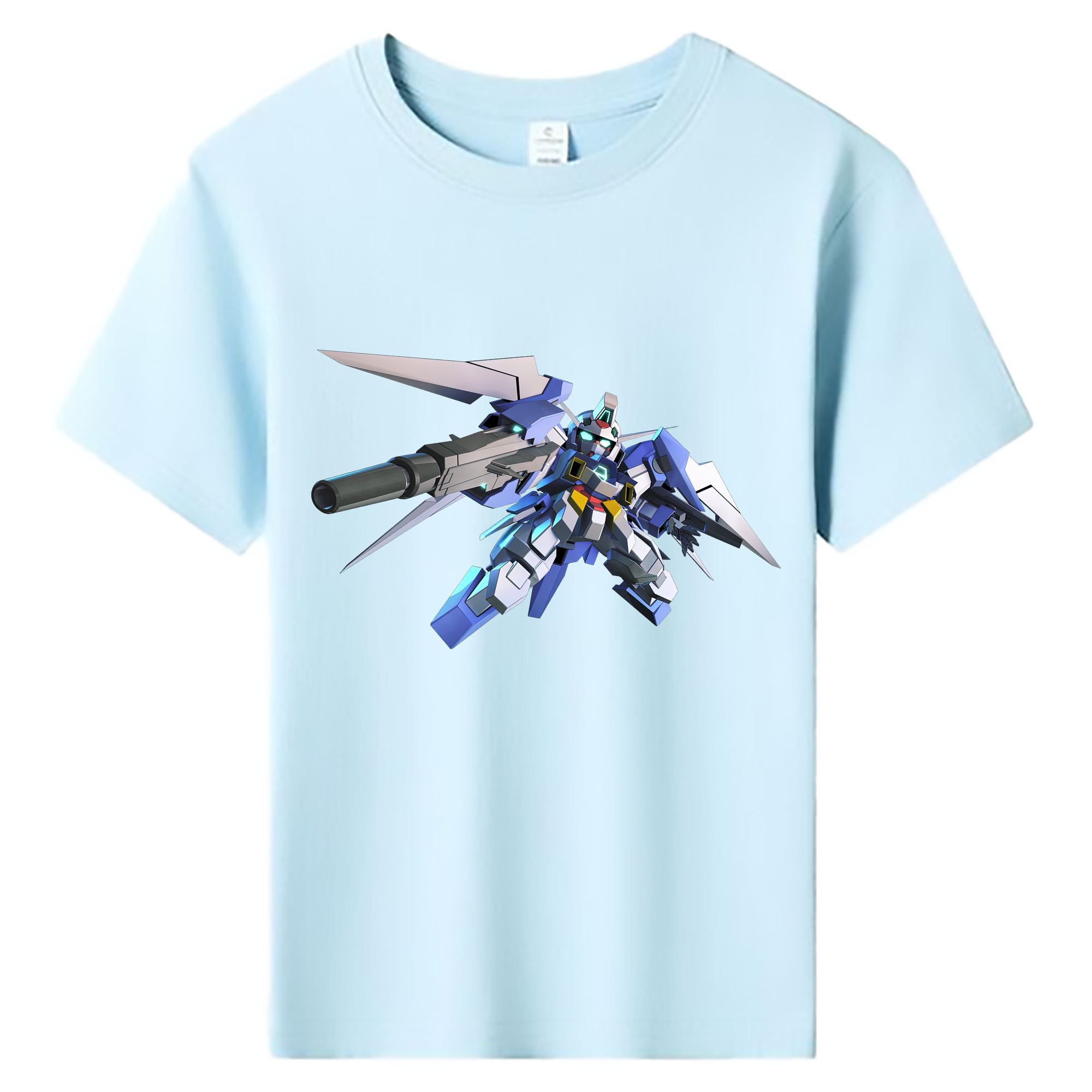 （画像用） 機動戦士ガンダム Mobile Suit Gundam 綿100％キッズTシャツ（フロントプリント）